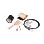 Kit de aterrizaje Estándar para cable coaxial de 1/4", 3/8", CNT-400, 9913. Longitud del conductor 60".