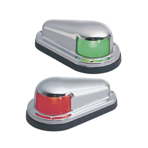 Luz de Navegación, 1 Milla Certificada A-16, Uso de Reemplazo, Embarcaciones a Vela/Motor hasta 12m, Material Latón/Acero Inoxidable, Base Polímero, Acabado Cromado/Pulido, 12V, 10W, Contactos Dorados