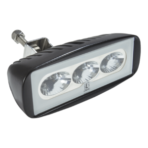 Luz led marina en terminaci??n color negro CapreraLT, emite luz color blanco de 1000 lǧmenes, fabricado bajo norma de protecci??n IP67.