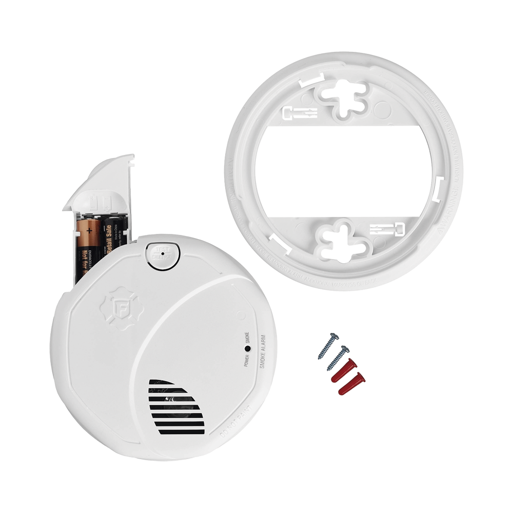 Alarma de Humo con Interconexión Inalámbrica / Advertencia de Voz con Ubicación / Sensor Fotoeléctrico / Baterías AA Reemplazables / 85 dB a 10 pies / Rango de Temperatura 4.4°C a 37.8°C / Cumple UL217 - Imagen 2