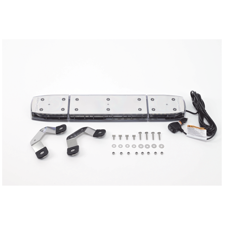 Mini Barra de 24 Pulgadas, 144 Led, Con Montaje Magnético y Luces Ultra Brillantes, Dual Color Ámbar/Claro, Ideal para Seguridad Privada - Imagen 6