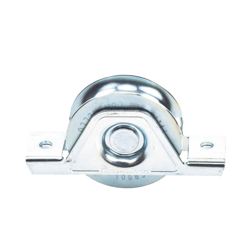 337 - Rueda de 8 cm / Capacidad Para Puertas de Hasta 180 kg / Canal Tipo "U" - Imagen 4