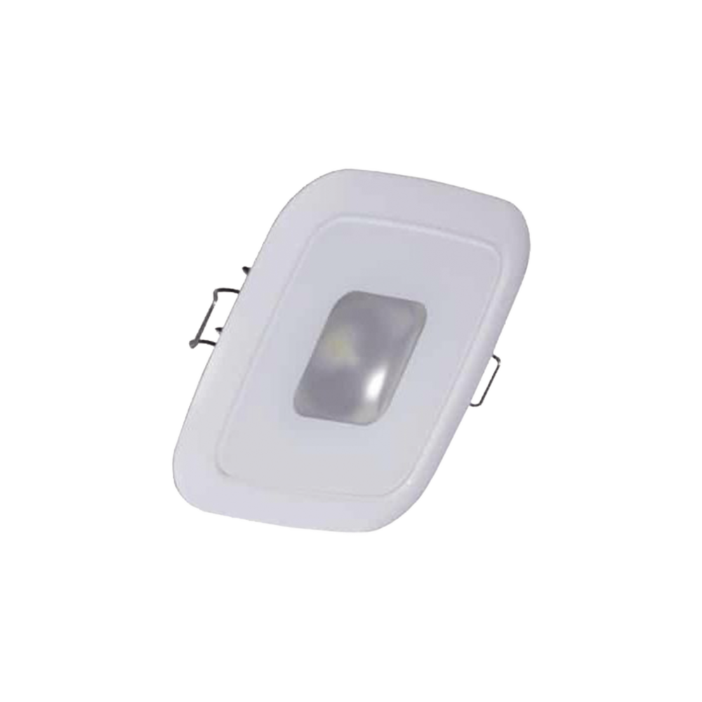 Luz led marina Square Mirage, emite luz color blanco con atenuaci??n, rojo y azul de 380 lǧmenes, para uso interior y exterior con grado de protecci??n IP67.