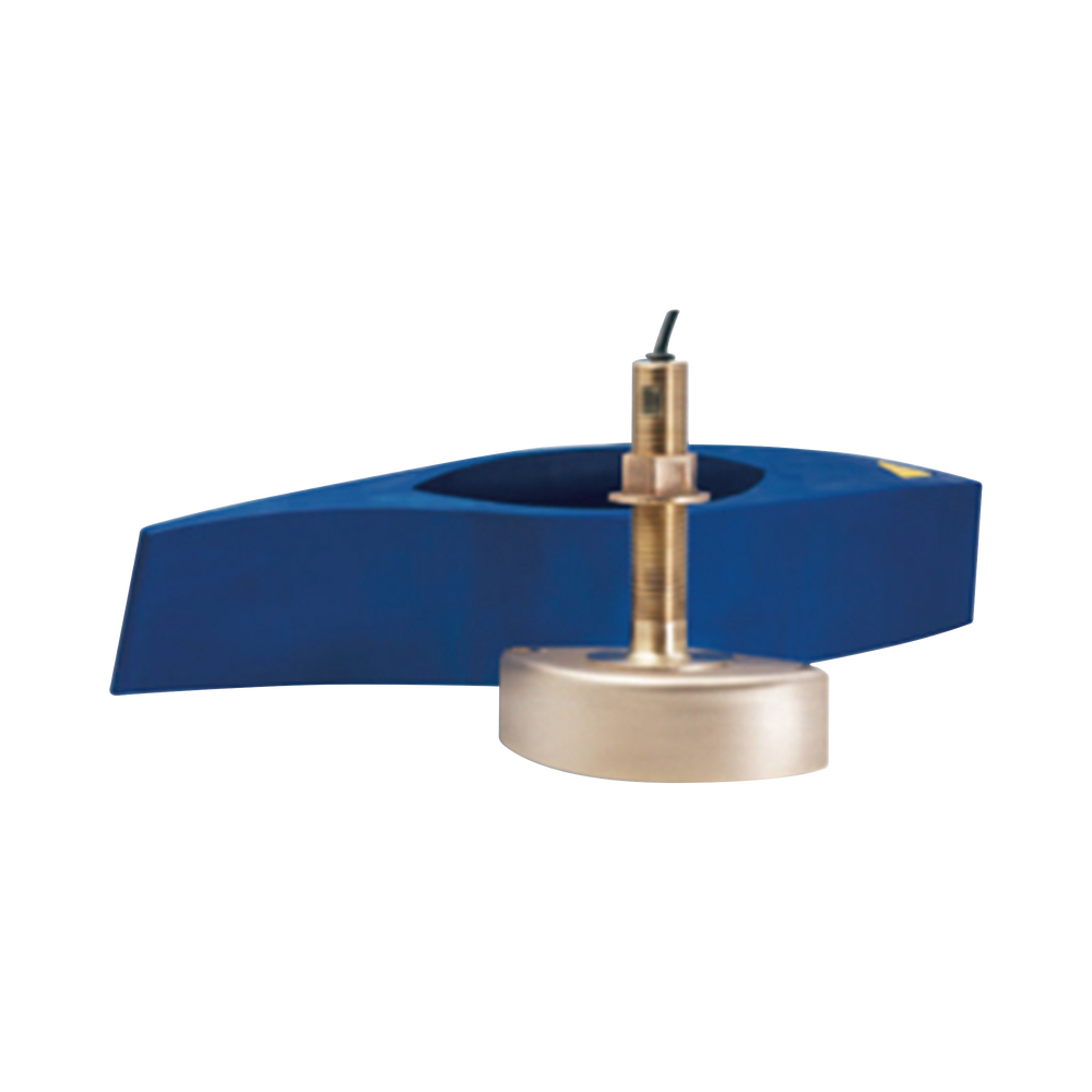 Sensor de Profundidad y Temperatura B258 / 1 kW RMS / Frecuencias Duales 50-200 kHz / Rango de Profundidad 500 m / Bronce / Instalaci??n Thru-Hull / Compatible con Ecosonda BSM-1