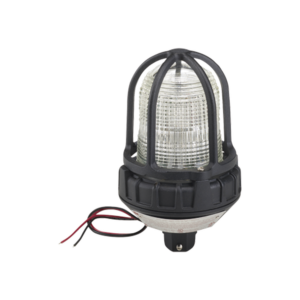 Luz estroboscópica para ubicaciones peligrosas,  montaje tipo tubo, 12-24 VCD, Color Claro