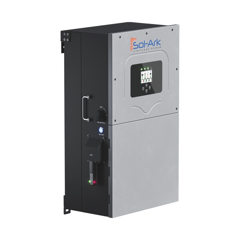 Inversor Hibrido SOL-ARK, 15 Kw, 220 Vcc, Fase Dividida, WIFI incluido, IP65, Entrada de Baterías a 48 Vcc - Imagen 4