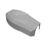 TAPA PARA BRAZO DE BARRERA DOORKING GRIS