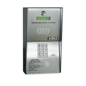Audioportero Telef??nico DKS Para 600 nǧmeros Telef??nicos / Control Para 2 Puertas / Gabinete Para Sobreponer/ Marcaci??n a 16 Digitos / Linea Anǭloga o Digital