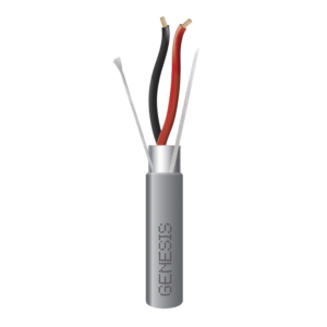 Bobina de 305 Metros (1000 Pies) / Cable 2 x 18 AWG / Color Gris / Blindado / Riser / Aplicaciones de Audio Control de Acceso y Automatizaci?n