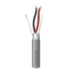 Carrete de 305 Metros (1000 Pies) de Cable / 2 x 16 AWG / Riser / Blindado / Tipo CMR-CL3R-FPLR-FT4 / Color Gris / Aplicaciones de Alarmas de Intrusi?n/Control de Acceso/ Automatizaci?n / Interfonos y Tv Porteros