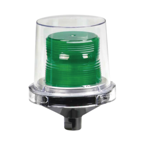 Luz de advertencia LED para ubicaciones peligrosas Electraray®, UL y cUL para Clase I, División 2, Grupos A, B, C y D; Clase II División 2, Grupos F y G; Clase III, 24 VCD, Color Verde
