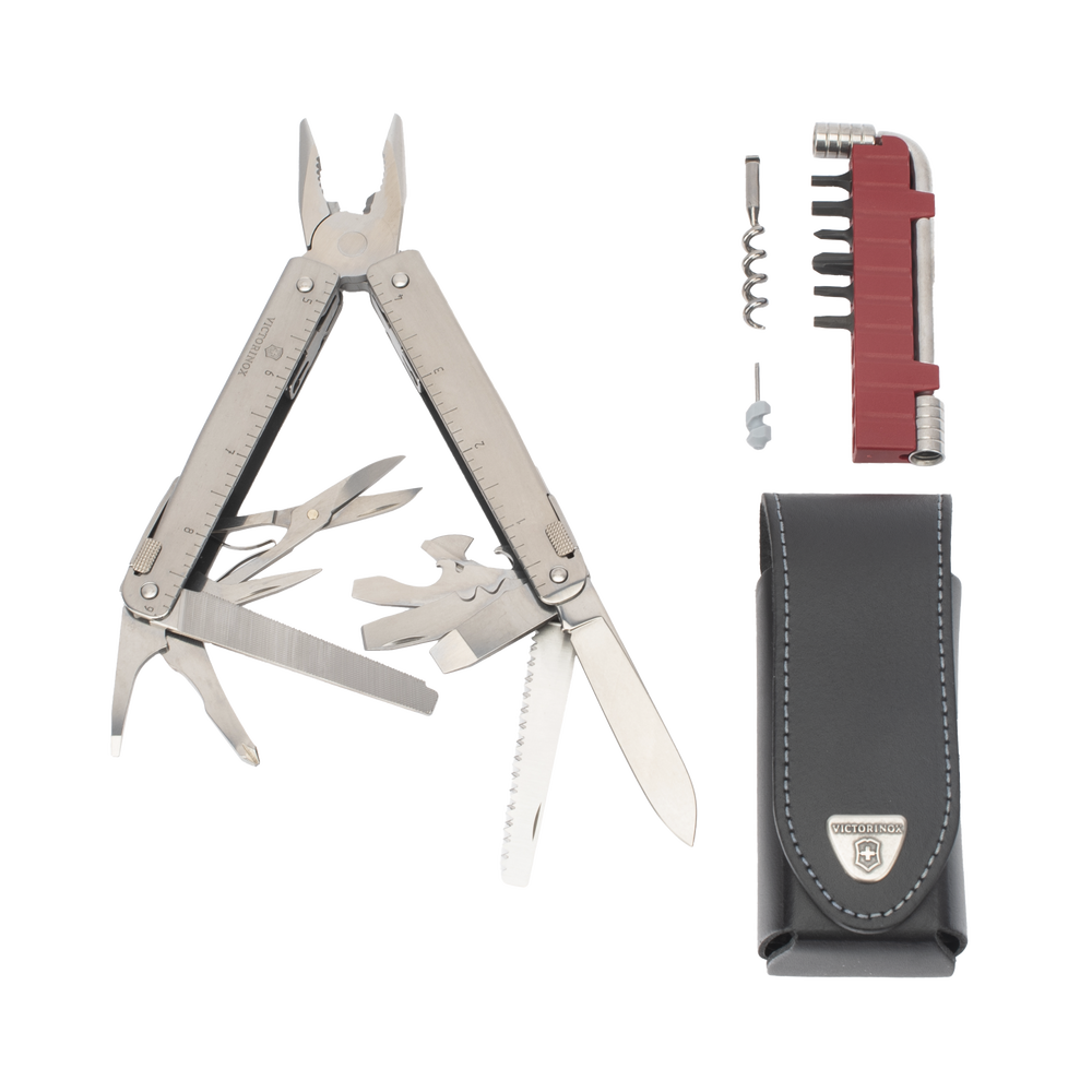 Navaja Victorinox Multiherramienta SwissTool X Plus con 37 Funciones. Incluye Funda de Piel - Imagen 2