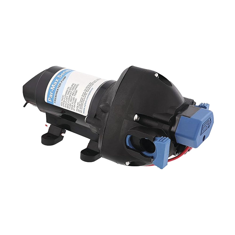 Bomba controlada por presi??n Par Max 2 a 24 Vcd, caudal de 2 GPM, presi??n mǭxima 35 psi, para manguera de entrada con orificio de 13 mm (?????)