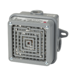 Bocina Vibratone® para exteriores de 100 a 110 dB listado por UL y cUL, 120 VCA, color Gris
