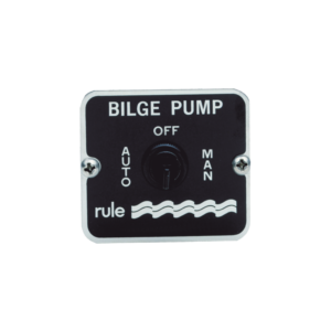 Switch de tres posiciones para control de bombas de achique de 12 o 24 Vcd.