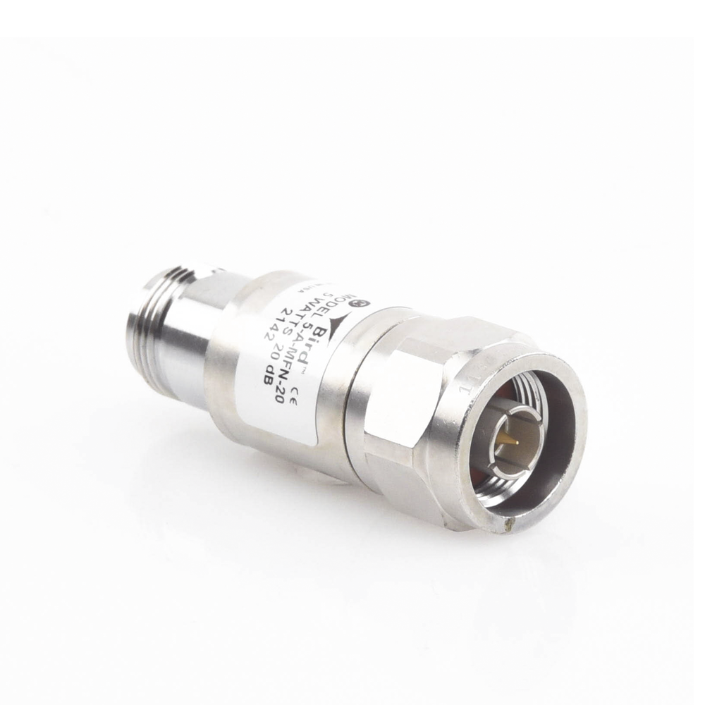 Atenuador en Línea de 20 dB, 5 W. Máximo, CD-4 GHz, Conectores N Macho-Hembra. - Imagen 2