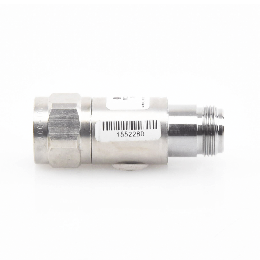 Atenuador en Línea de 20 dB, 5 W. Máximo, CD-4 GHz, Conectores N Macho-Hembra. - Imagen 3