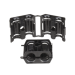 Sujetador Doble de Pl?stico para Cable con Di?metro de 6 a 8 mm (0.24 a 0.31 Pulgadas). Paquete de 10 Piezas