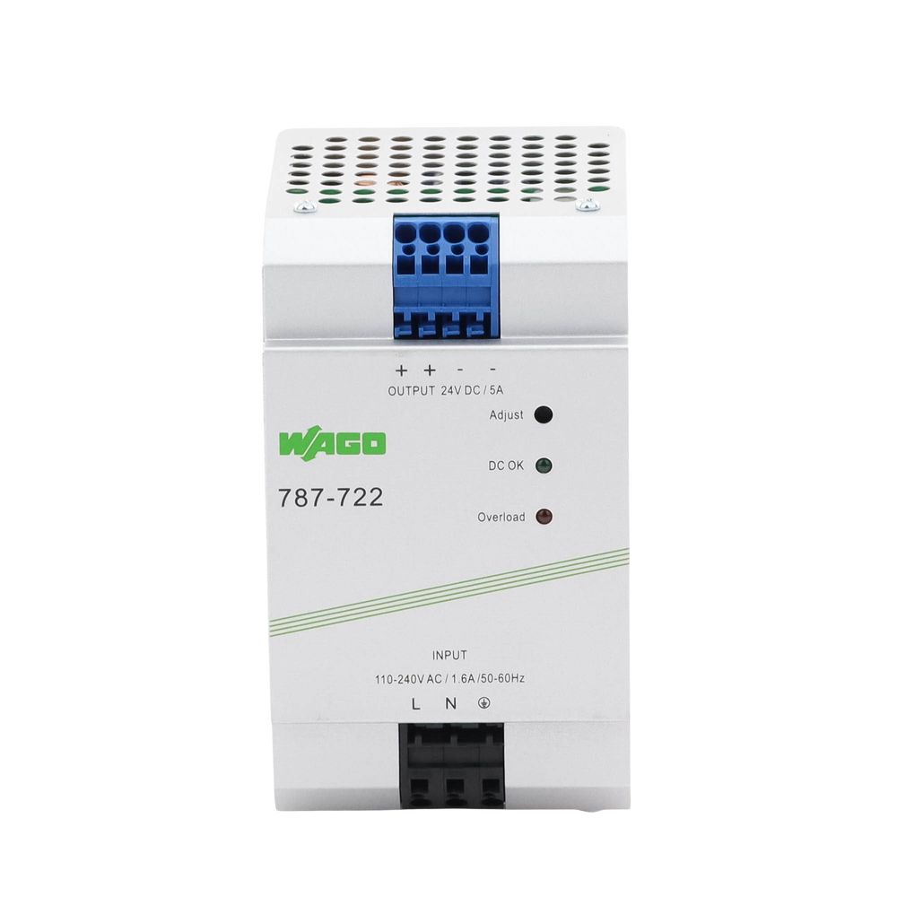 Fuente de Alimentación / 24V DC / 5A / 120W / PFC Activo / Montaje Carril DIN / IP20 / Conectores CAGE CLAMP® 4 mm² - Imagen 3