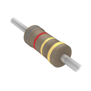 Resistencia Axial de Pel??cula de Carb??n de 8.2 Ohm, 1/4 Watt, 5%
