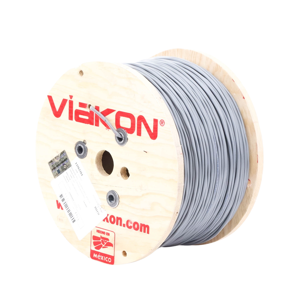 Cable 2 x 18 AWG / Blindado / 305 Metros (1000 Pies) / Riser / UL / Color Gris / Hecho en M?xico - Imagen 3