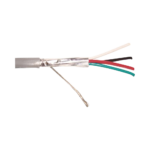 Cable 4 x 18 AWG / Blindado / 305 Metros (1000 Pies) / Riser / UL / Color Gris / Hecho en M?xico