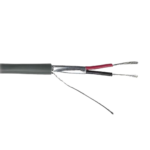 Cable Calibre 22 / 2 Conductores / Blindado / 305 Metros (1000 Pies) / Riser / UL / Color Gris / Hecho en M?xico