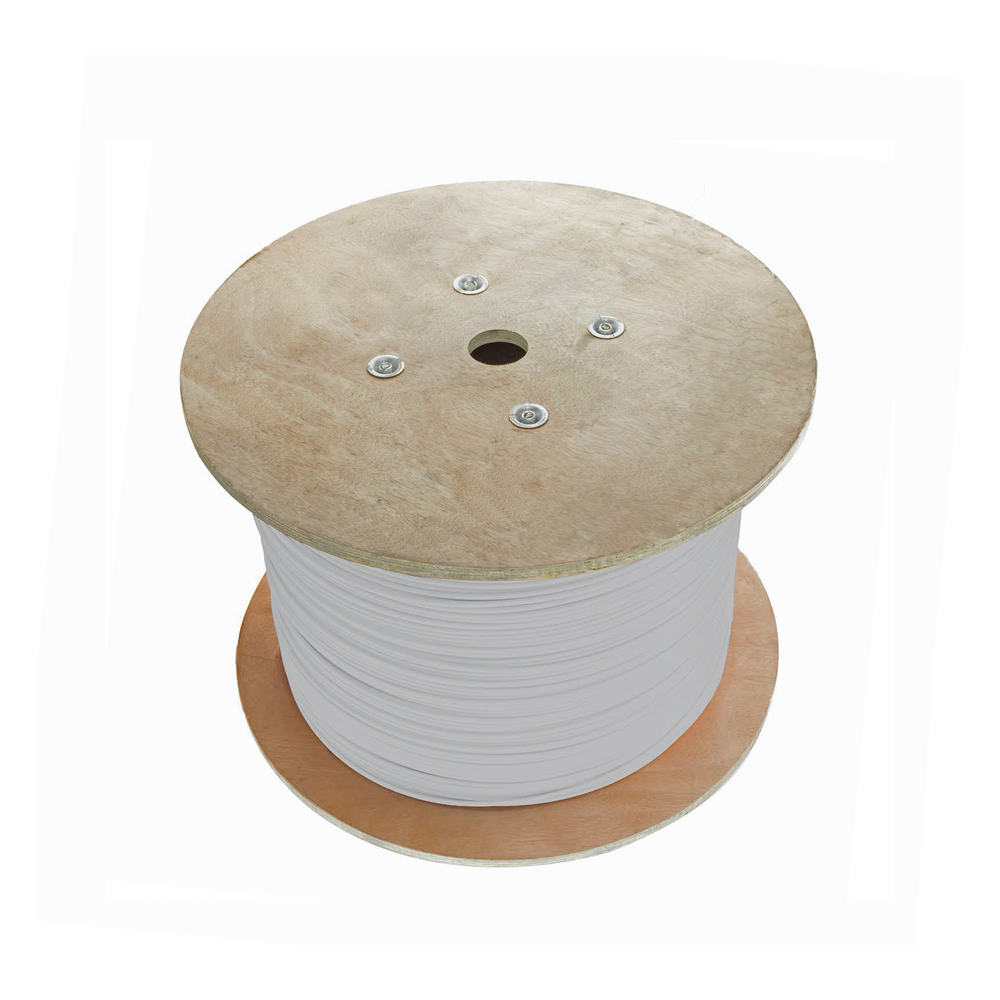 Bobina de Cable Blindado F/UTP de 4 Pares, Z-MAX, Cat6A, Soporte de Aplicaciones 10GBase-T, CM, Color Blanco, 305 Metros (1000 Pies) - Imagen 2