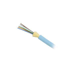Cable de Fibra ?ptica de 6 Hilos, Interior, Tight Buffer, No Conductiva (Diel?ctrica), Plenum, Multimodo OM3 50/125 Optimizada, 1 Metro (3.28 Pies)