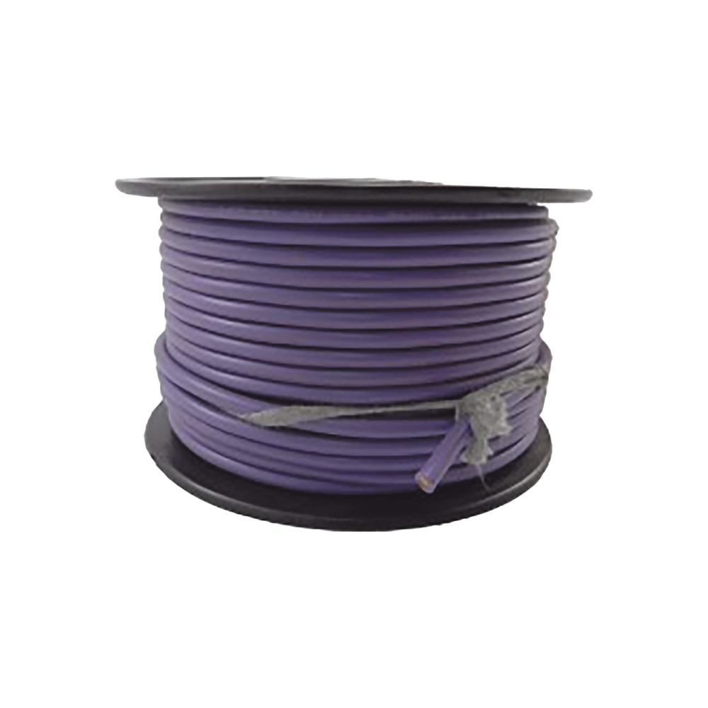 Cable Marino Primario 12 AWG / 100 Pies / Color Pǧrpura / Chaqueta PVC Resistente a Llama / Cobre Esta??ado Clase K