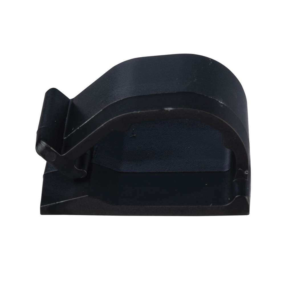 Clip de Nylon 6.6 con Adhesivo, Para Cables de Hasta 9.7 mm de Diámetro, Uso Interior/Exterior, Color Negro, Paquete de 100pz - Imagen 4