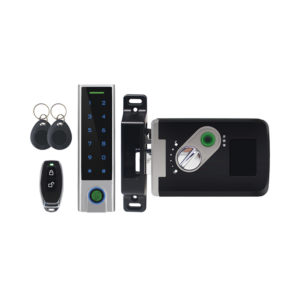 Kit de Cerradura Inteligente / Incluye Teclado y Control Remoto / Soporta Huella, Tarjeta y Contraseña / Teclado Metálico IP65