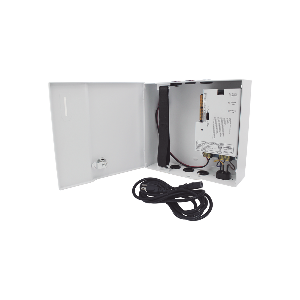Fuente de Poder / 1 Salida 11-15 Vcc / 5 A / Temporizador Integrado / Con Capacidad de Batería de Respaldo / Requiere Batería / Aplicaciones en sistemas de control de Acceso - Imagen 4