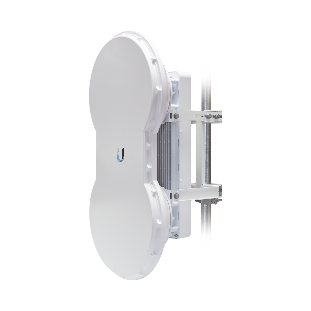 Radio de Backhaul de alta capacidad full duplex, tecnolog??a airFiber hasta 1.2 Gbps, 5 GHz (5470 - 5950 MHz) con antena integrada de 23 dBi