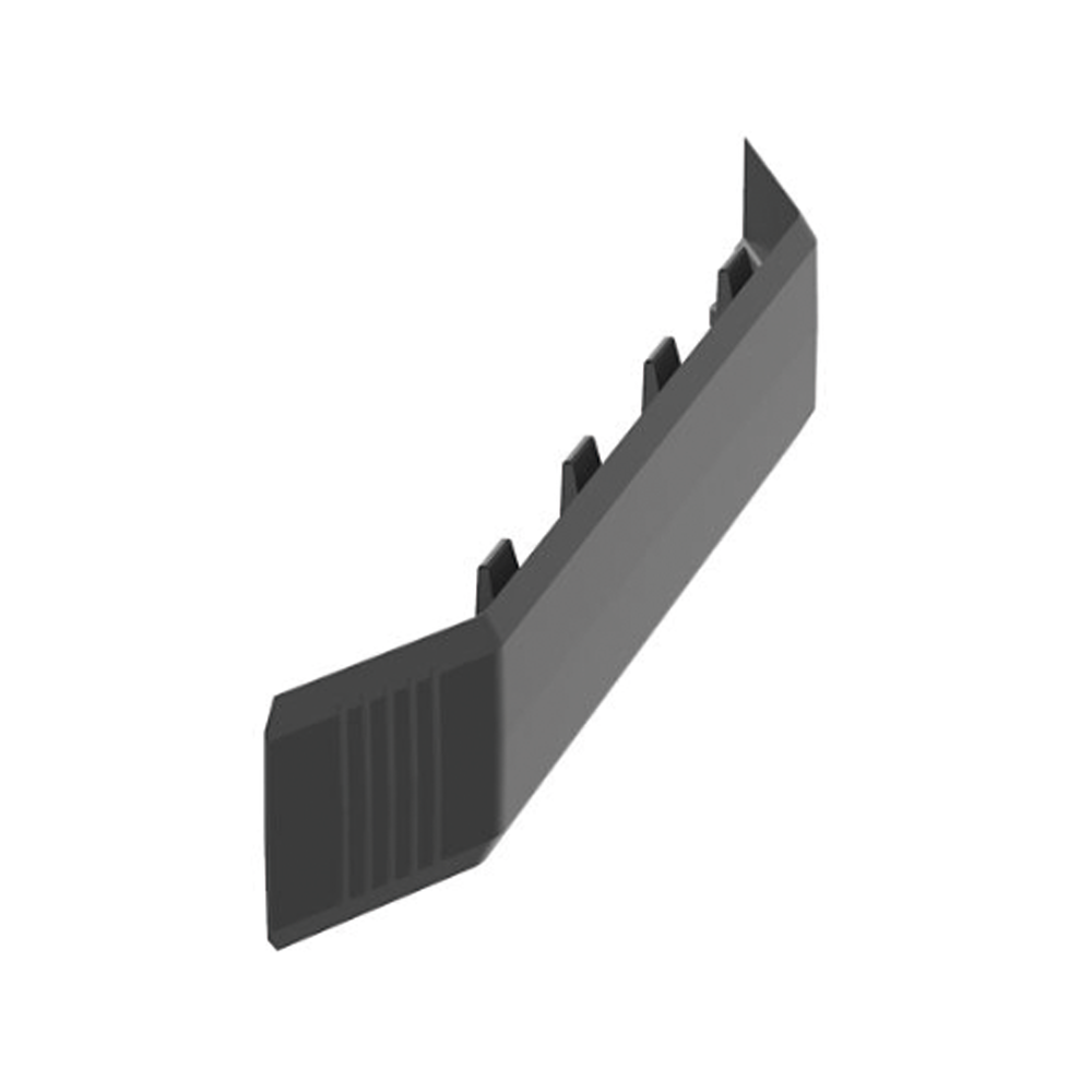 Unión Recta Para Canaleta de Piso AFR4BCBL6, Material PVC Rígido, Color Negro - Imagen 4