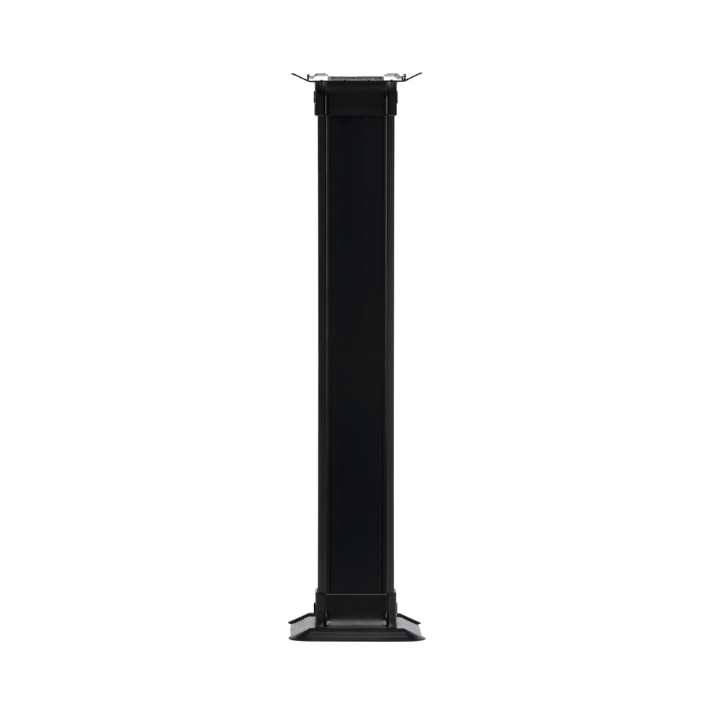 Accesorio de Conexión a Mesa, Para Uso con Canaleta de Piso AFR4BCBL6, Material PVC Rígido, Color Negro - Imagen 3