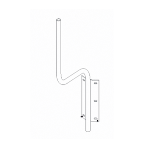 Soporte para montaje en poste compatible con linea de antenas OMNI-B