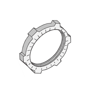 Contratuerca Metálica Zamac de 1-1/2" (38 mm)﻿.
