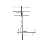 Juego de 2 antenas bidireccionales, 3 elementos, 3 dB, Canal 10
