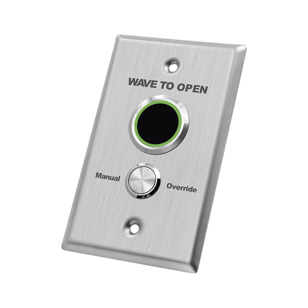 Botón de Salida Doble con Aro Iluminado/ IP65 / Diseño Estético / Temporizador y Distancia Ajustable / Botón Sin Contacto y Botón de Contacto en uno solo - Imagen 4