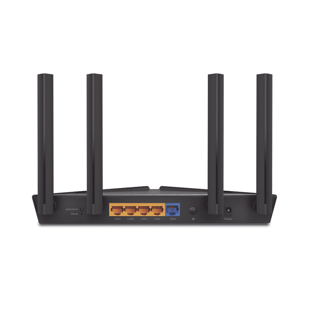 Router WiFi 6 doble banda AX 1800 Mbps / MU-MIMO y OFDMA / 1 Puerto WAN 10/100/1000 Mbps / 4 Puertos LAN 10/100/1000 Mbps / 4 Potentes Antenas / Compatible con EasyMESH - Imagen 3