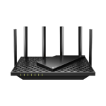 Router WiFi 6 Doble Banda / AX5400 MU-MIMO 4X4 y OFDMA / 1 puerto WAN 10/100/1000 Mbps / 4 puertos LAN 10/100/1000 Mbps / 1 puerto USB 3.0 /  6 potentes antenas / Administraci??n App (Tether) o Pǭgina web / Protecci??n HomeShield