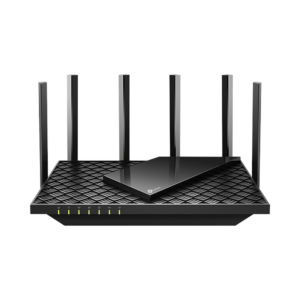 Router WiFi 6 Doble Banda / AX5400 MU-MIMO 4X4 y OFDMA / 1 puerto WAN 10/100/1000 Mbps / 4 puertos LAN 10/100/1000 Mbps / 1 puerto USB 3.0 /  6 potentes antenas / Administraci??n App (Tether) o Pǭgina web / Protecci??n HomeShield