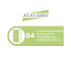 Licencia para 84 puertas compatible con controlador ATLAS