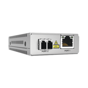 Convertidor de medios Gigabit Ethernet a fibra ??ptica, conector LC, multimodo (MMF), distancia de 220 hasta 500 m, con fuente de alimentaci??n multi-regi??n