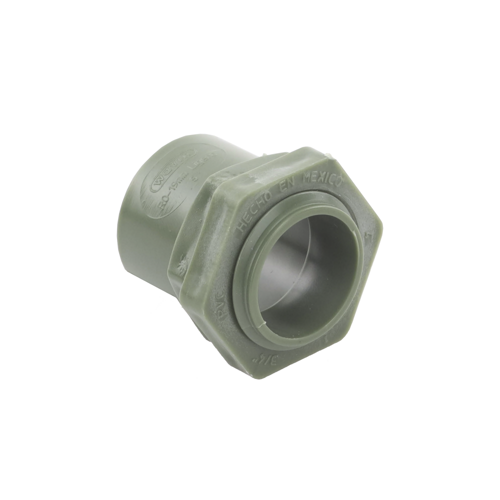 Conector para Tubería PVC Conduit Ligero de 3/4" (19 mm). - Imagen 5
