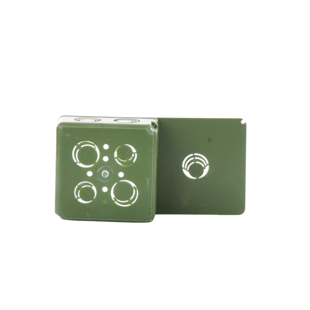 Caja Cuadrada y Tapa para Tubería PVC Conduit de 1". - Imagen 2