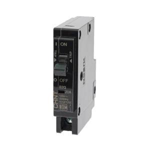 Interruptor Termomagnético Enchufable, Serie: B2Q, 1P, 20A, 120/240V (SKU:1002263)