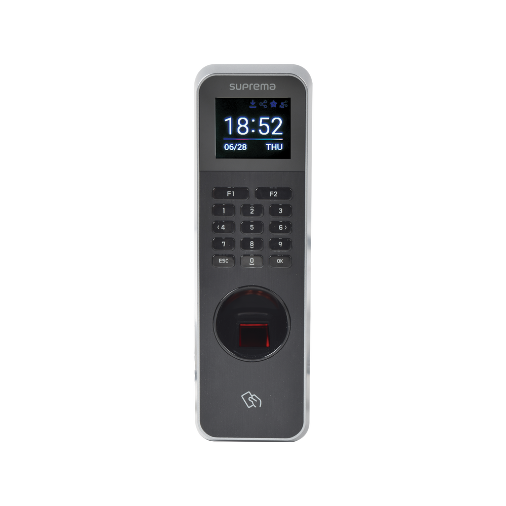 Lector de Huella IP67 Con Teclado y Lector de Tarjetas RFID(125kHz EM & 13.56MHz MIFARE, MIFAREPlus, DESFire/EV1), y BLUETOOTH, Uso para Control de Acceso y Asistencia