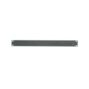 Tapa Ciega para Rack de 19in, Tipo Cepillo de Nylon, para Paso de Cables y Mejor Manejo TǸrmico, Color Negro, 1 UR